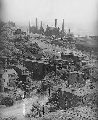 View of Mill and Houses