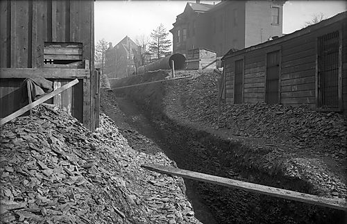 Trench Through Bialas Property