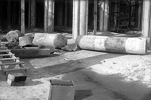 Fallen Pillar at Reservoir