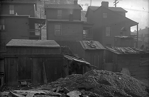 Outbuildings and Houses Behind Greenfield Avenue