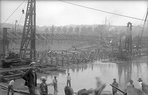 Progress of Pile Driving