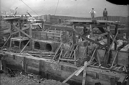 Intake Conduits Looking East