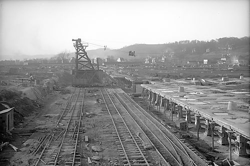 View West from Central Mixer