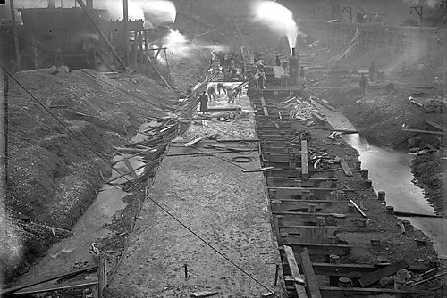 Progress in South Cofferdam