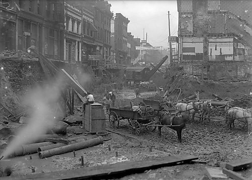 Construction at Wylie and Fifth