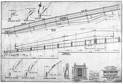 Grant Boulevard [Bigelow Boulevard] Plans