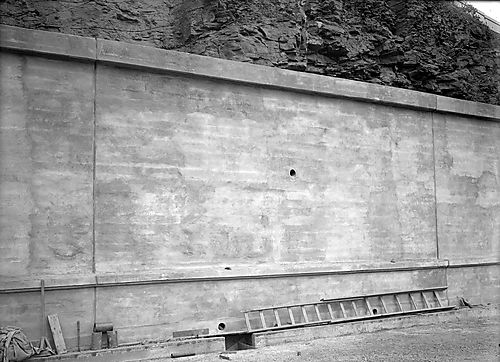 Boulevard of the Allies Wall Construction