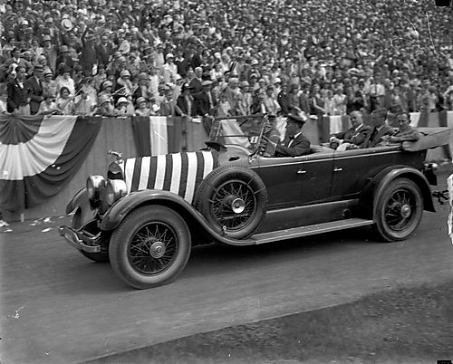 Lindbergh at Pitt Stadium
