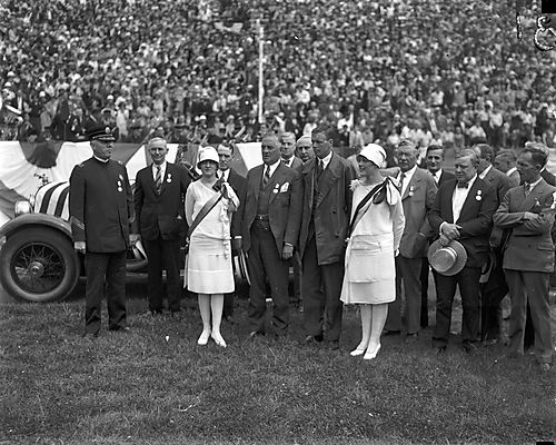 Lindbergh at Pitt Stadium