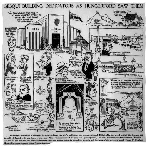 Sesquicentennial Exposition Cartoon