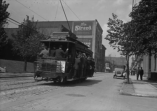 Trolley in the Street