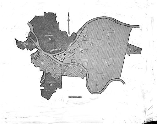 Map of Pittsburgh