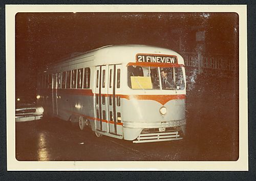 Pittsburgh Railways Street Car # 1678 Rte 21 Finev