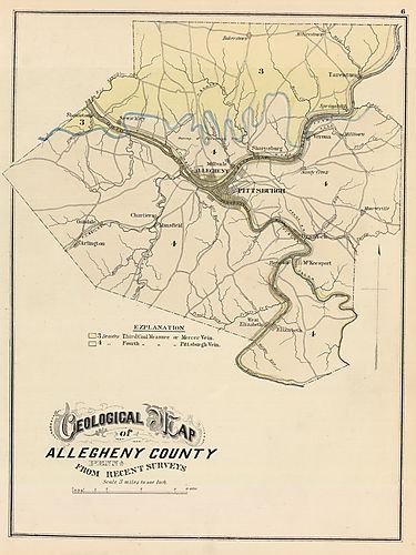 Geological Map of Allegheny County