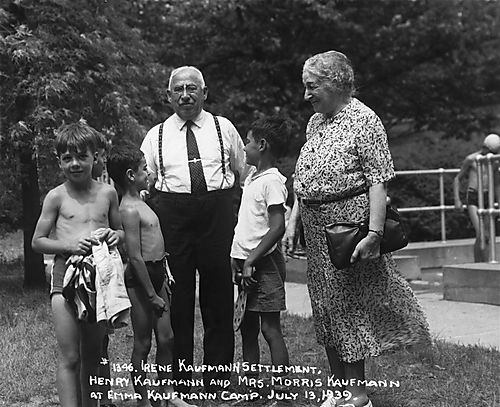 The Kaufmanns at Camp