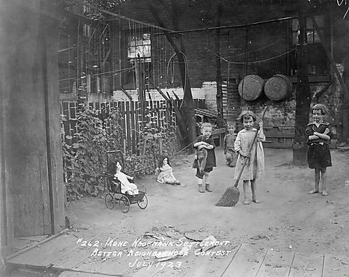 Sweeping the Courtyard