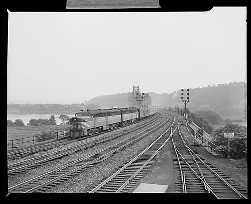 New York Central Train and Beaver Bridge