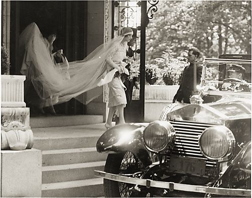 (Portrait: Ailsa Mellon Leaving Mellon Residence, Washington, D.C., for Her Wedding to David K.E. Bruce)