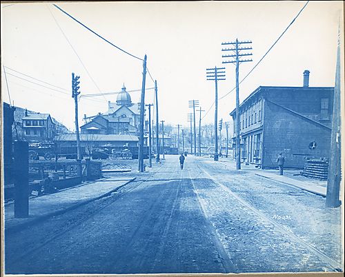 (Street Scene: Forty-fifth Street from the Forty-fifth Street Bridge, from the Allegheny River Side)