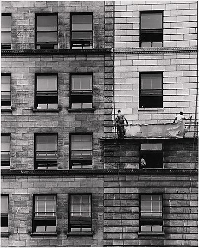 (Downtown: Cleaning the Exterior of the Oliver Building)