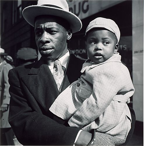 (Portrait: Hill District, Father and Son at the Mason's Easter Parade)