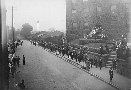 In Front of Union Switch and Signal General Office
