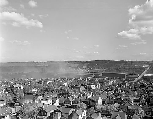 Aerial View of Mill and Homestead