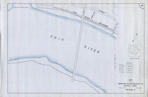 Borough of Rochester water lines, section 5 of 6