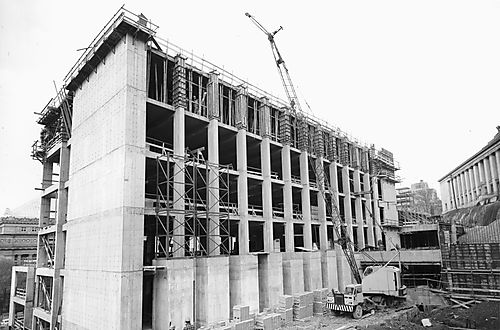 Construction of Chevron Science Center