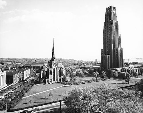 1950 Campus Scene