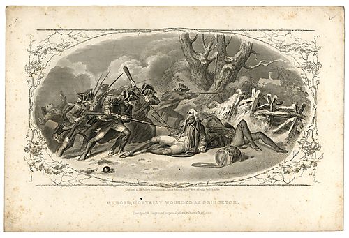 Mercer Mortally Wounded at Princeton