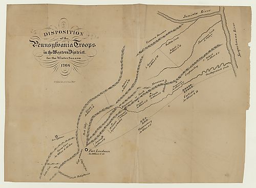 Disposition of the Pennsylvania Troops