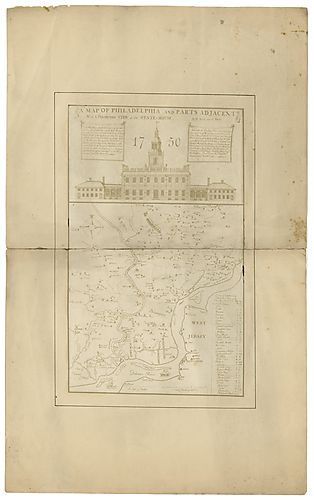 Map of Philadelphia and parts adjacent
