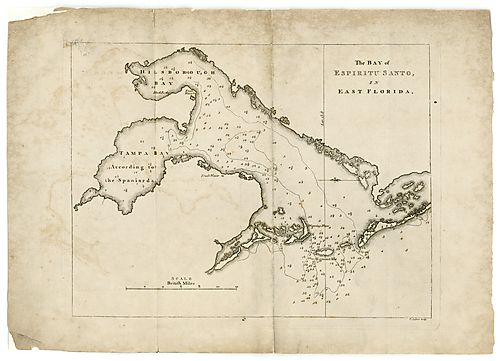 Bay of Espiritu Santo in East Florida