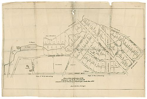 Plan of the subdivision of the estate of D. H. Fra