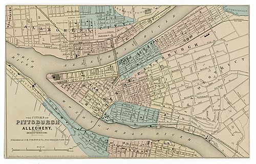 Cities of Pittsburgh and Allegheny, with parts …