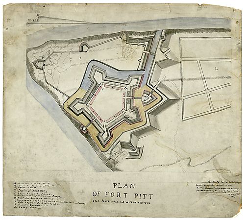Plan of Fort Pitt and parts adjacent …