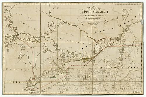 Map of the Province of Upper Canada