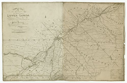 Map of the seat of war in Lower Canada