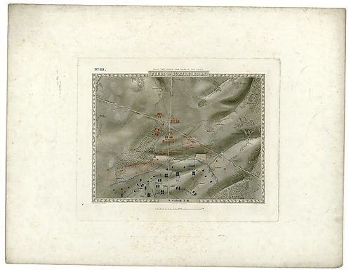War in France &amp; Belgium, in 1815 - Plate 3 of 11