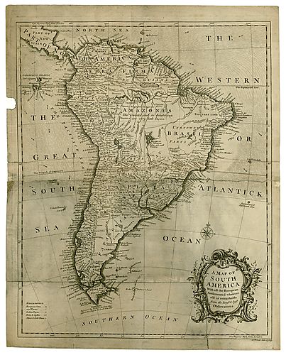 Map of South America