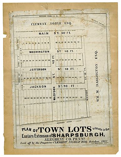 Plan of town lots