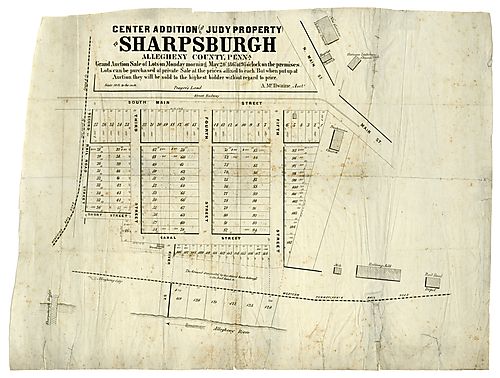 Center addition of the Judy property to Sharpsburg