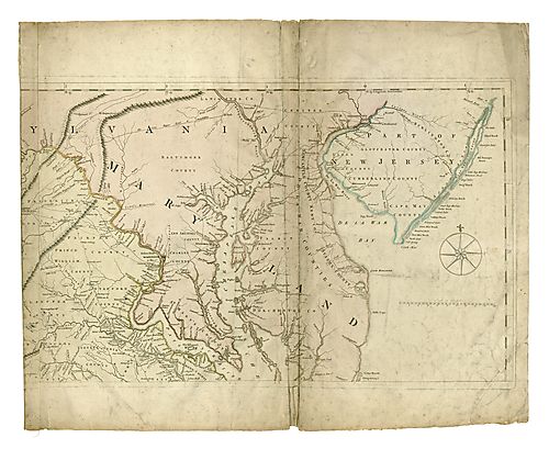 Map of the most inhabited part of Virginia - sh. 2