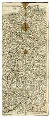 Map of the northern parts of France - Sht. 2 of 2