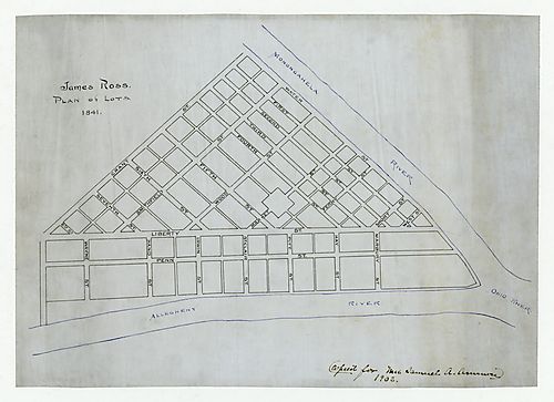 James Ross plan of lots