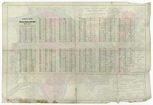 Blue Book map of Pittsburg, Allegheny and … Sh. 2