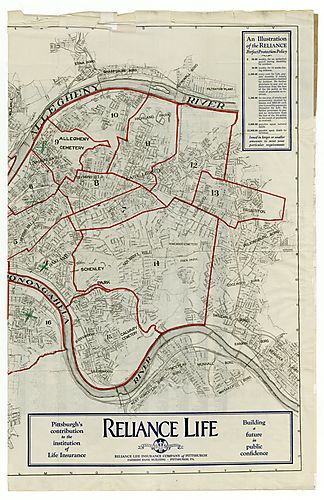 Map of Pittsburgh and environs - Sheet 2 of 2