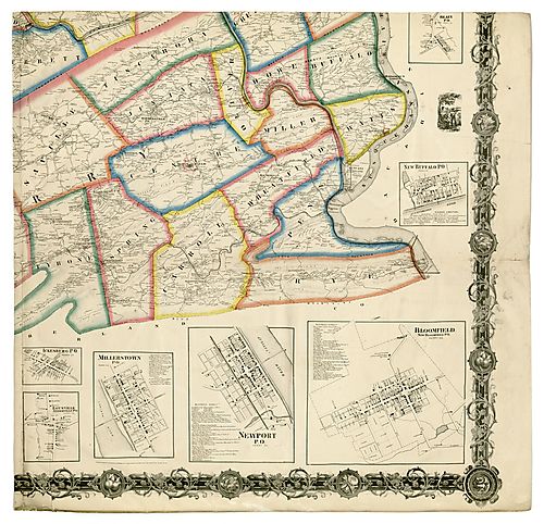 Map of the counties of Perry, Juniata … Sh. 4 of 4