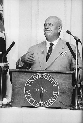 Visit of Soviet Premier Nikita Khrushchev